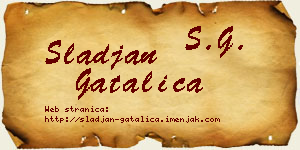 Slađan Gatalica vizit kartica